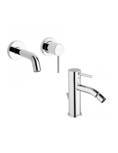 Paini Cox wall mounted basin tap and bidet tap | Quaranta Ceramiche