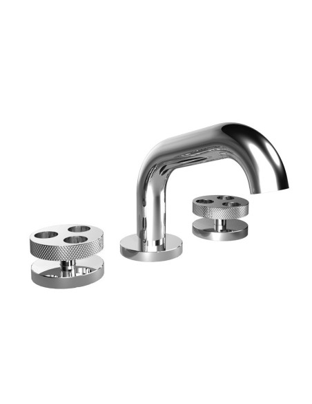 Bongio Faucet BOWLING Collection for three-hole washbasin