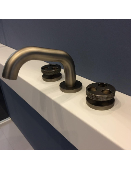 Bongio Faucet BOWLING Collection for three-hole washbasin