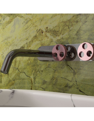 Bongio sink group BOWLING collection with three built-in holes