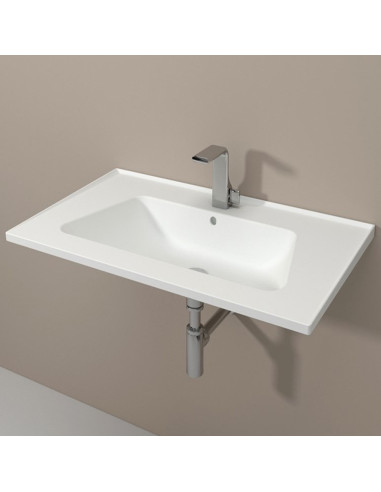 Flaminia Bloom 85 suspended console sink