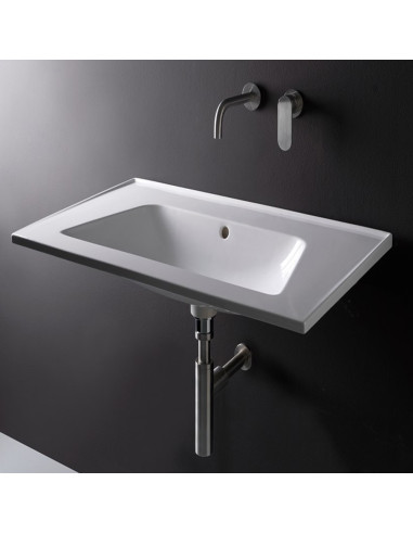Flaminia Bloom 85 suspended console sink