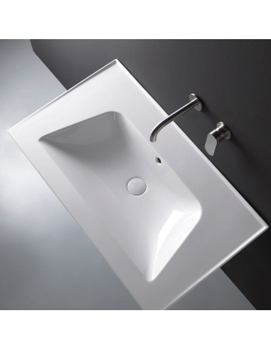 Flaminia Bloom 85 suspended console sink