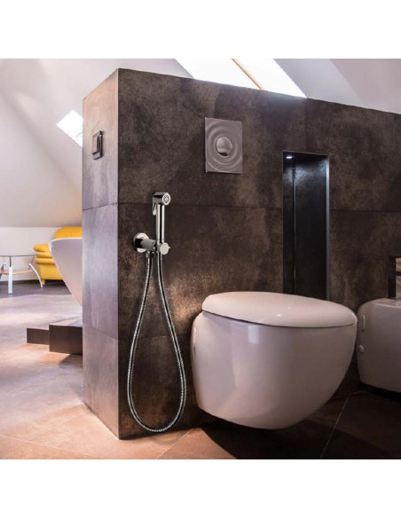 Bossini Progressive mixer with bidet hand shower TALITA Flat and flexible