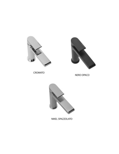 Bugnatese Tess single lever wall mounted washbasin mixer