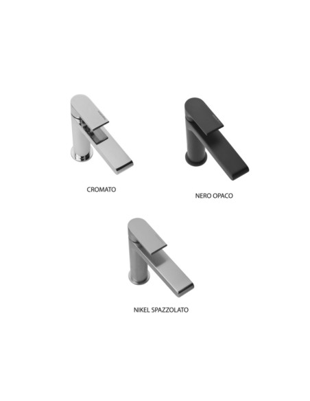 Bugnatese Tess single lever wall mounted washbasin mixer