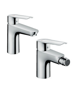 Hansgrohe Logis E Single lever basin and bidet mixer