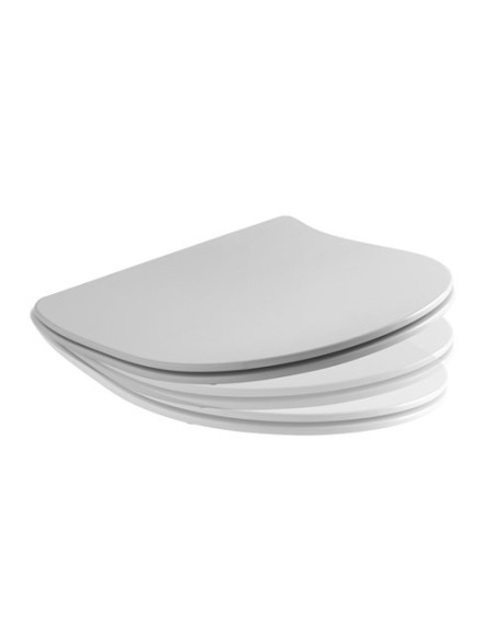 Sanitari sospesi Cielo Cubika vaso bidet e coprivaso rallentato