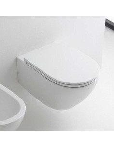 Kerasan Aquatech Norim suspended pot and slowed slim pot cover