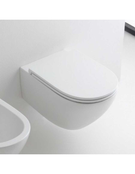 Kerasan Aquatech Norim suspended pot and slowed slim pot cover