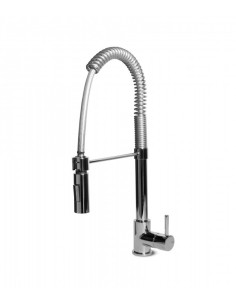 Bongio sink mixer with swivel spout with double jet