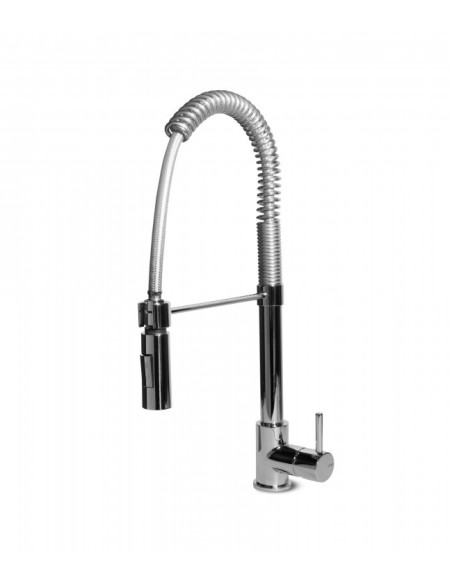 Bongio sink mixer with swivel spout with double jet