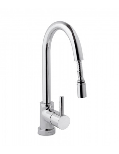 Bongio sink mixer with pull-out hand...
