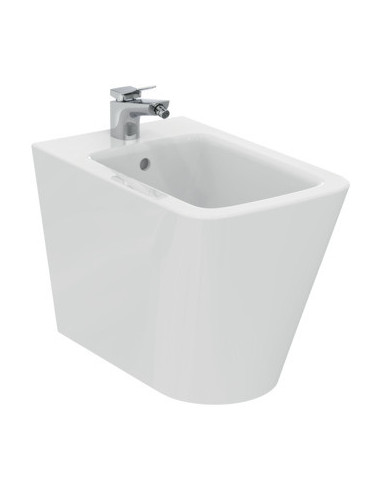 Sanitary flush wall Ideal Standard Blend Cube AquaBlade bidet vase and slowed pot cover