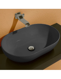 Flaminia App Countertop washbasin 62 cm charcoal