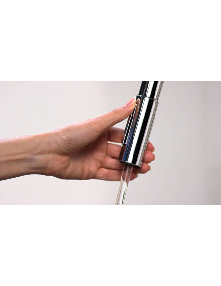 Hansgrohe Focus M41 Single lever kitchen mixer with pull-out hand shower
