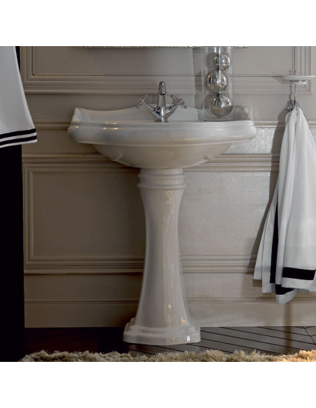 Kerasan Retrò Washbasin 69 cm with optional column