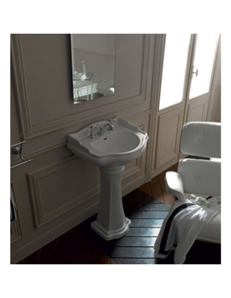 Kerasan Retrò Washbasin 55 cm with optional column