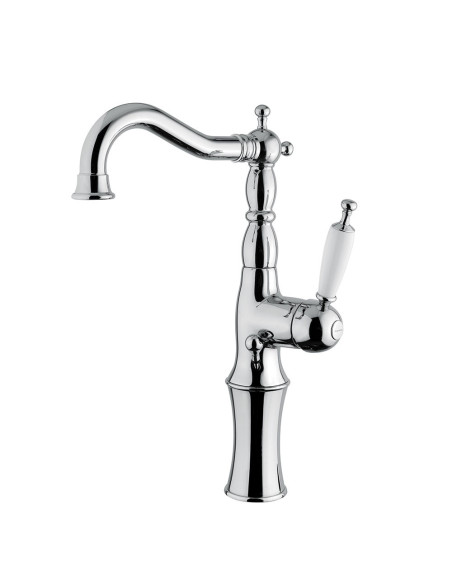 Bugnatese Oxford Single lever sink with automatic drain extension