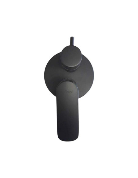 Paini Nove matt black shower mixer with 2 ways diverter 09CR6911