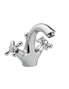Bugnatese Old '800 Single hole basin mixer with automatic drain