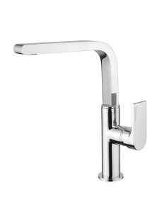 Bugnatese Simple Single lever washbasin automatic drain