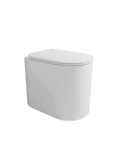 Flaminia Astra Plus back to wall goclean toilet and slim soft close seat
