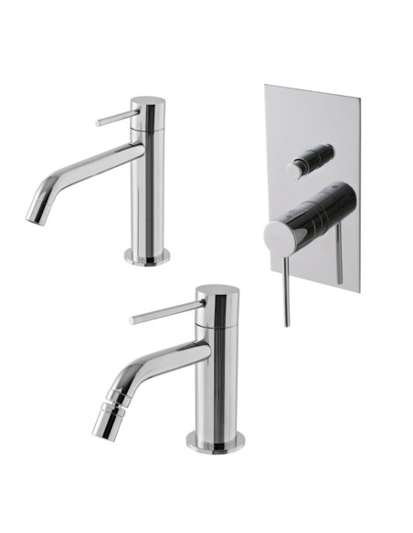 Treemme Up+ Washbasin, bidet and built-in shower mixer
