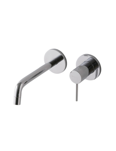 Treemme Up+ Wall-mounted washbasin mixer, bidet, built-in shower, shower head and hand shower