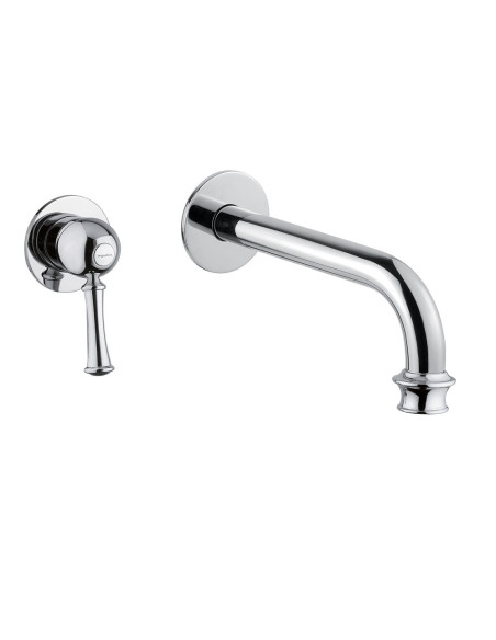 Bugnatese Denver Wall mounted single lever basin mixer cm 19