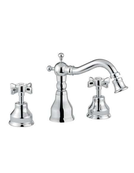 Bugnatese Princeton Bidet set with spout with automatic waste