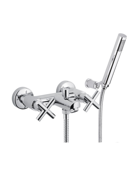 Bugnatese Rodos External bath group with duplex shower