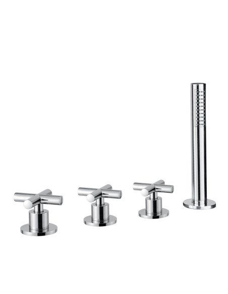 Bugnatese Rodos Deck mounted 4-hole mixer