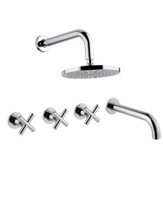 Bugnatese Rodos Built-in group with spout and shower head