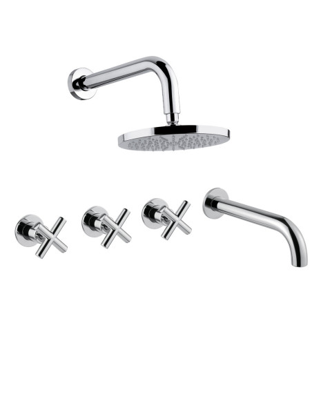 Bugnatese Rodos Built-in group with spout and shower head