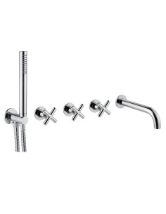 Bugnatese Rodos Built-in group with spout and duplex kit