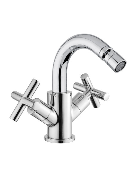 Bugnatese Rodos Single hole bidet mixer with pop-up waste