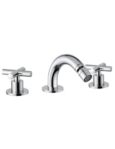 Bugnatese Rodos Bidet set with spout without waste