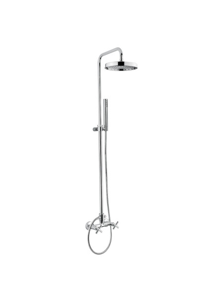 Bugnatese Rodos External shower unit complete with duplex kit column