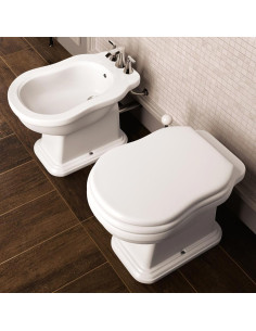 Flaminia Efi Traditional Toilet, bidet and seat | Quaranta Ceramiche