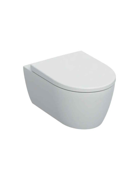 Geberit Icon Suspended Sanitaryware Rimfree WC bidet and soft close seat