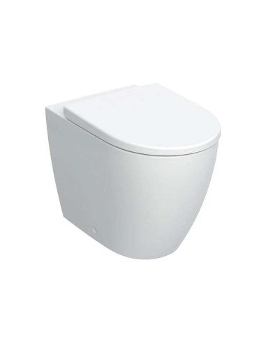 Geberit Icon Back to Wall Sanitaryware Rimfree WC bidet and soft close seat