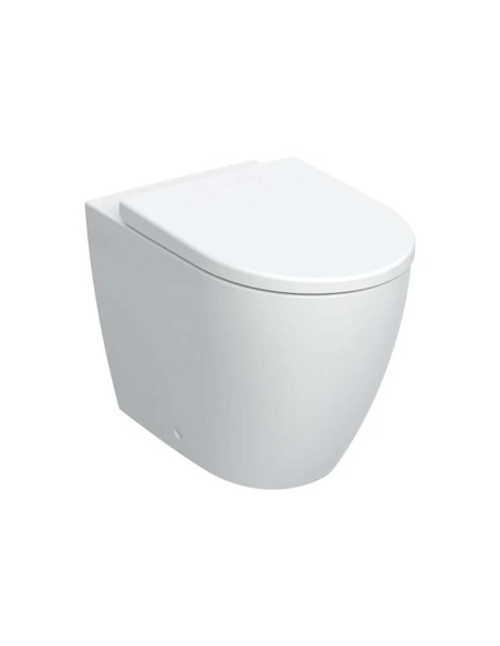Geberit Icon Back to Wall Sanitaryware Rimfree WC bidet and soft close seat