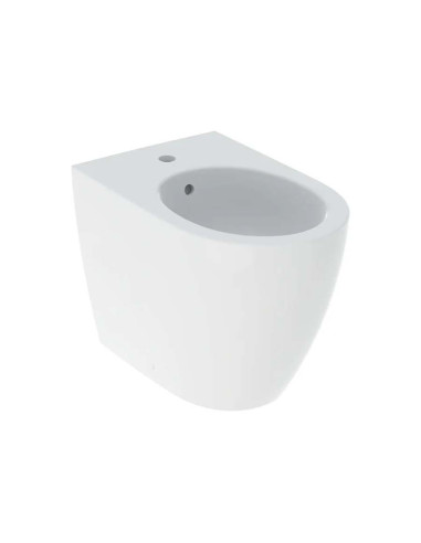 Geberit Icon Back to Wall Sanitaryware Rimfree WC bidet and soft close seat
