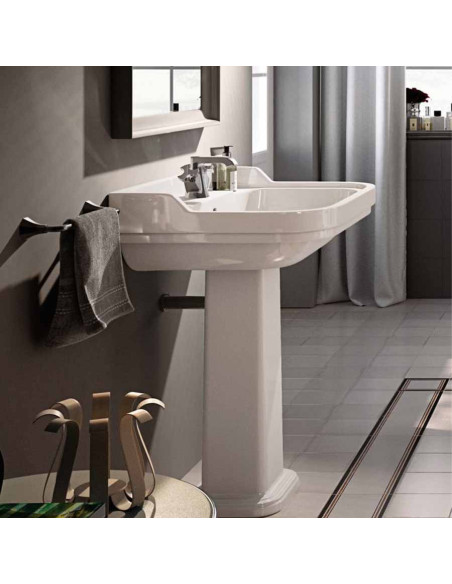 Flaminia Efi 64 cm washbasin complete with pedestal