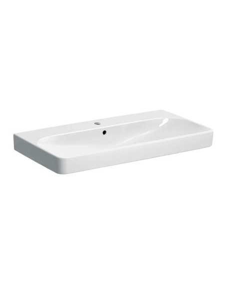 Geberit Smyle Square wall-hung or countertop washbasin 90 cm