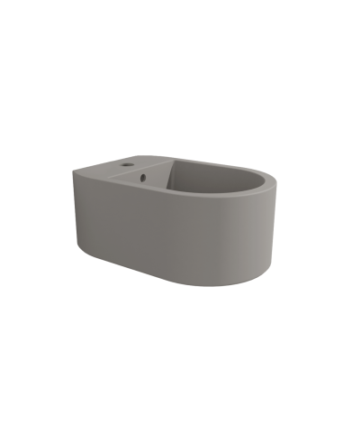 Flaminia Astra Cenere Suspended Sanitaryware goclean wc, bidet and slim soft close seat