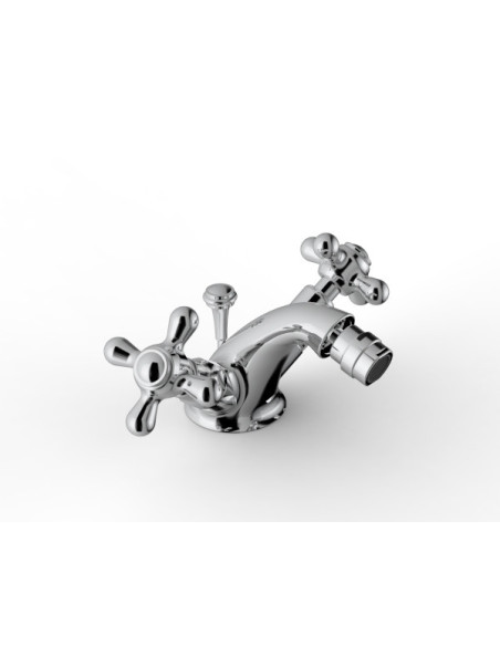 Zazzeri 800 Single-hole bidet set with ceramic headwork