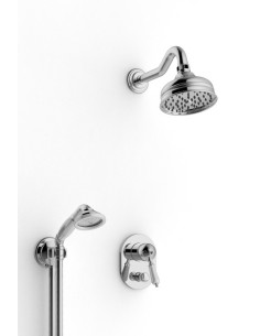 Zazzeri Kent Complete Shower Kit Shower head, hand shower, mixer