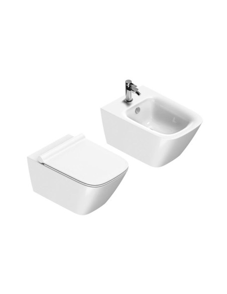 Catalano wall hung sanitary Green 55 Silentech toilet